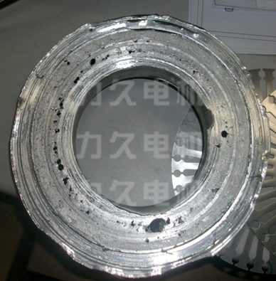 落后工藝壓鑄的轉子缺陷 落后工藝壓鑄的轉子缺陷