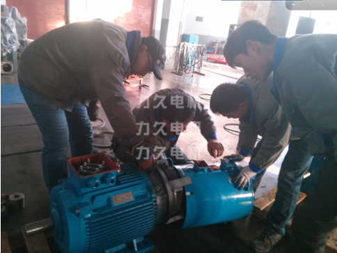 YEJ電磁制動電機改裝現場 YEJ電磁制動電機改裝現場