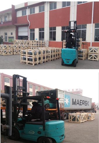 山東力久電機出口電機裝車 山東力久電機出口電機裝車